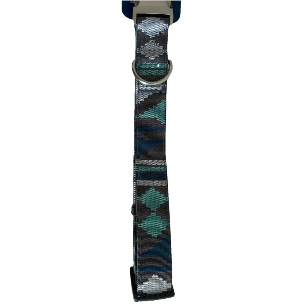 The Bohemian Collar Gray/ Blue Desert Dweller Dog Collar XX-Large/3X-Large Youly